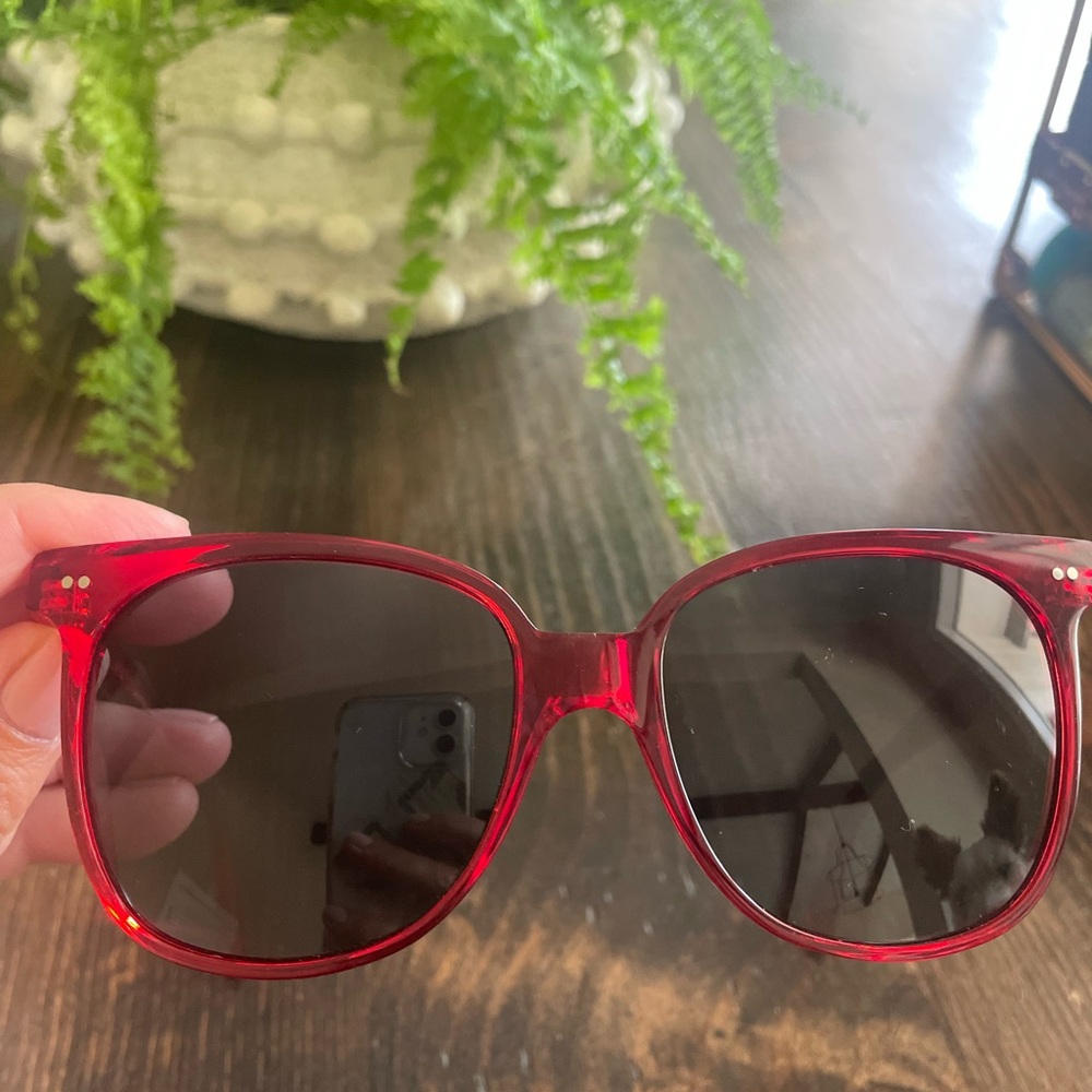 Celine Red Sunglasses